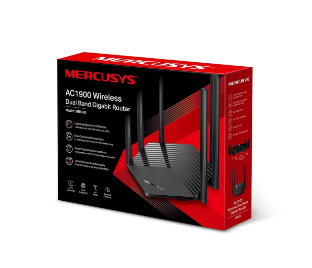 MERCUSYS MR50G AC1900 1xWAN 2xLAN-1Gb - 595521 - zdjęcie 3